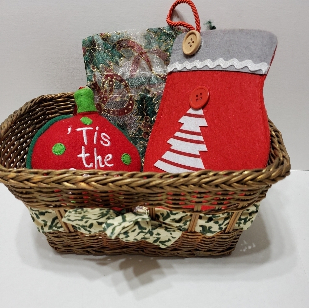 🎄🎁🎅🧺 Christmas basket Set